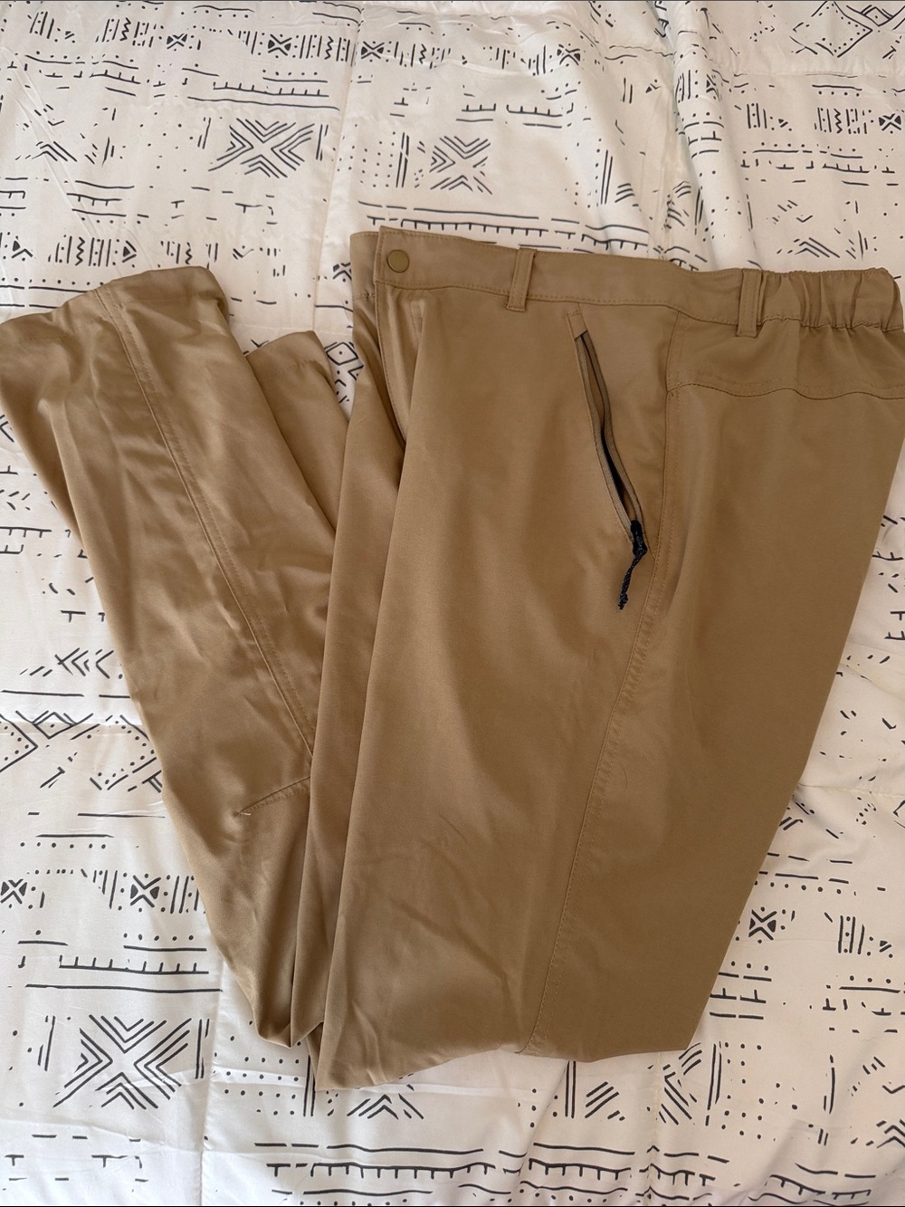 Men's Tan Performance Columbia Pants